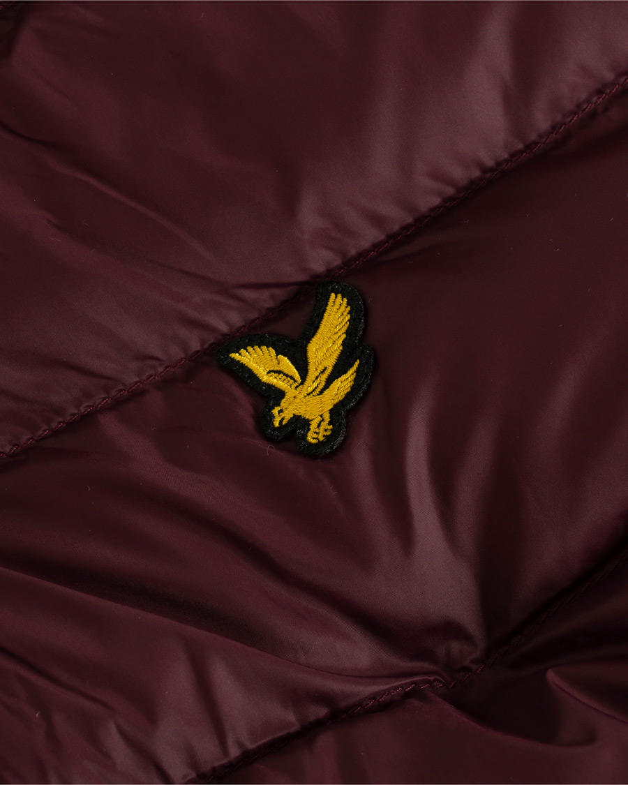 Heren | Jassen | Lyle & Scott | Lightweight Puffer Jacket Burgundy