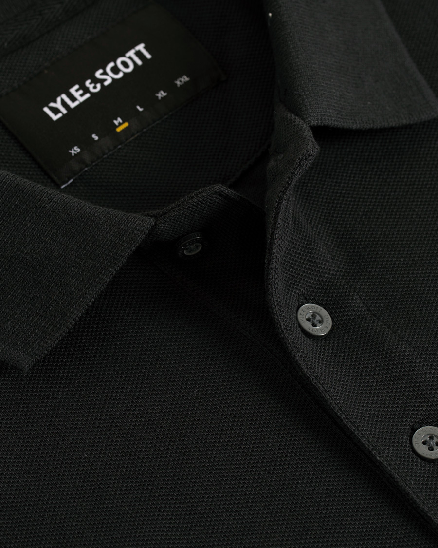 Heren | Truien | Lyle & Scott | Long Sleeve Plain Polo True Black