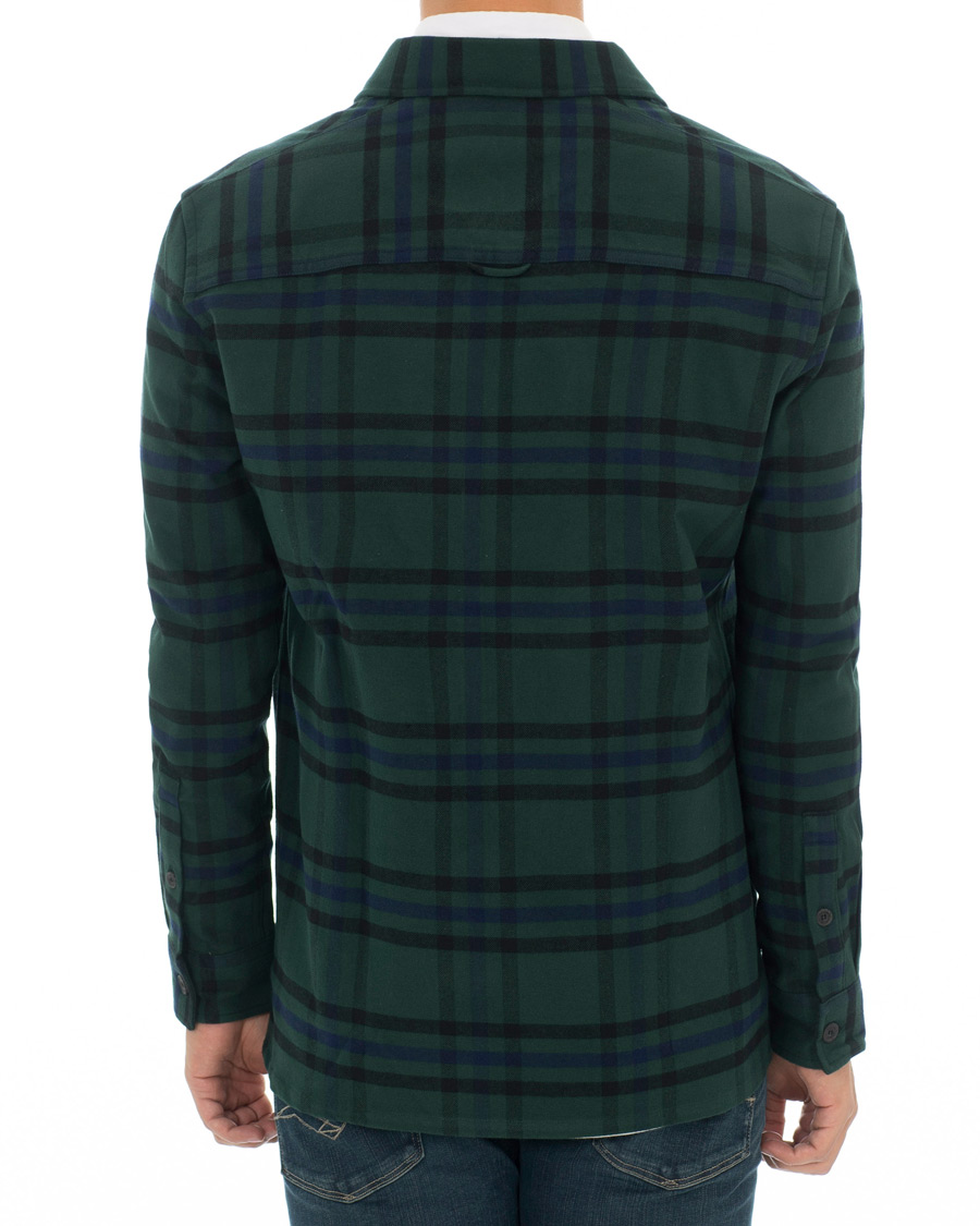 Heren | Overhemden | Lyle & Scott | Tartan Overshirt Jade Green