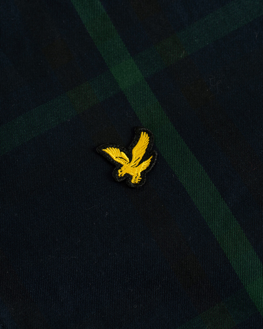 Heren | Jassen | Lyle & Scott | Tartan Harrington Jacket Navy/Check