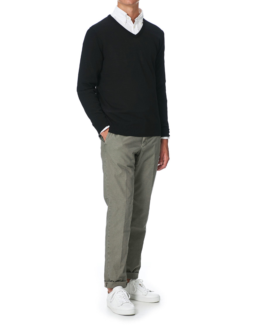 Heren | Truien | Tiger of Sweden | Rael V-Neck Pullover Black