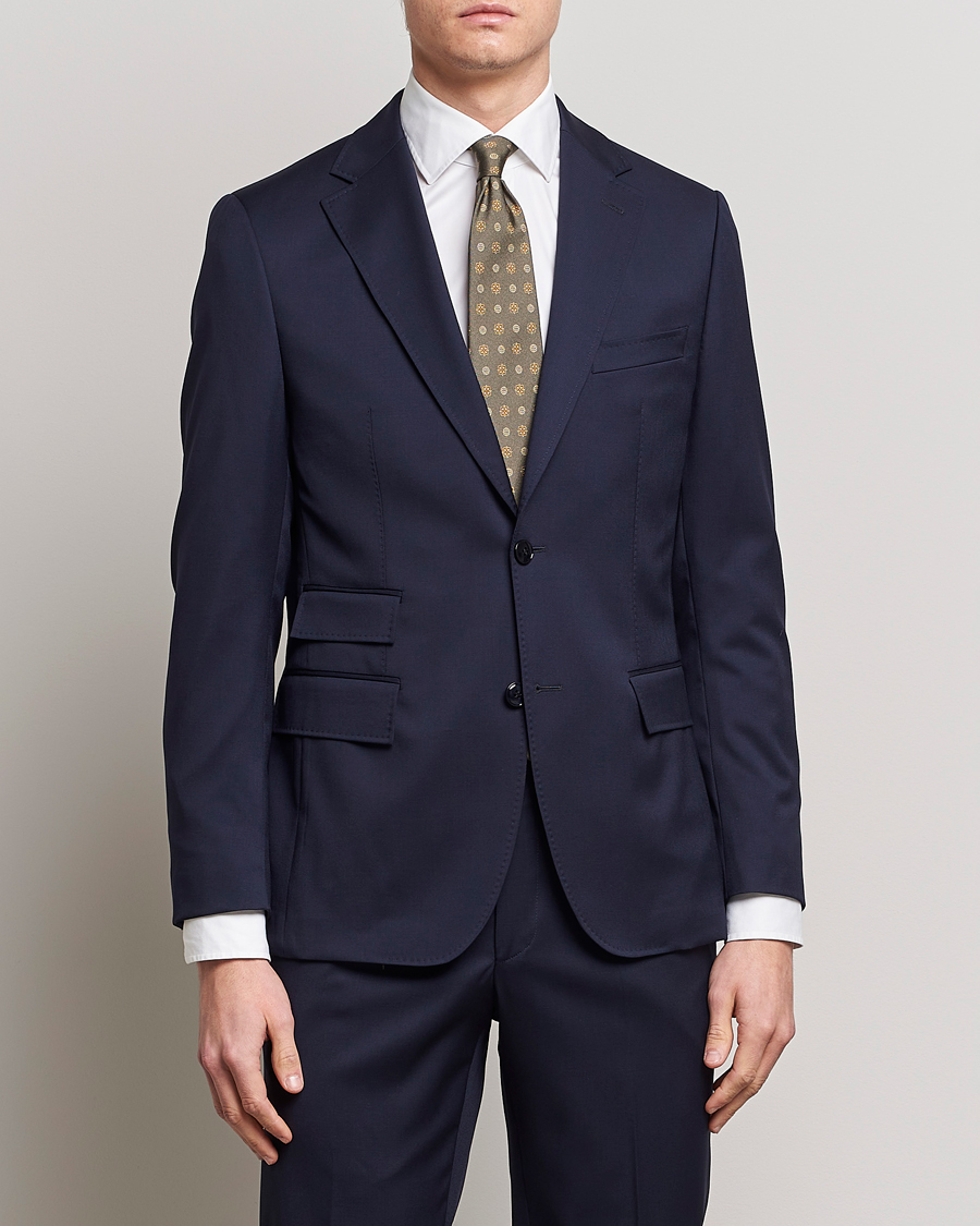 Heren | Preppy Authentic | Morris Heritage | Prestige Suit Jacket Navy