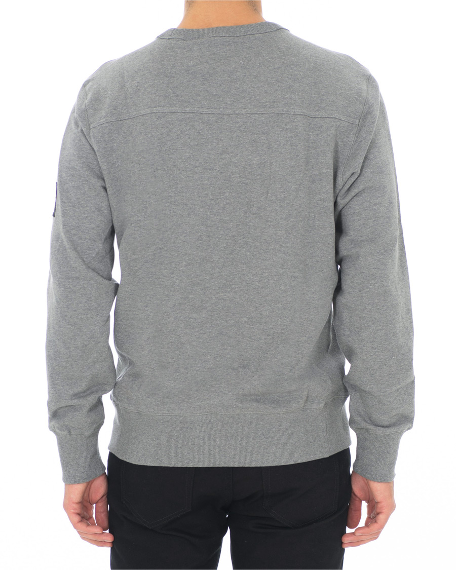 Heren | Truien | Calvin Klein Jeans | Monogram Sleeve Badge Sweatshirt Mid Grey Heather
