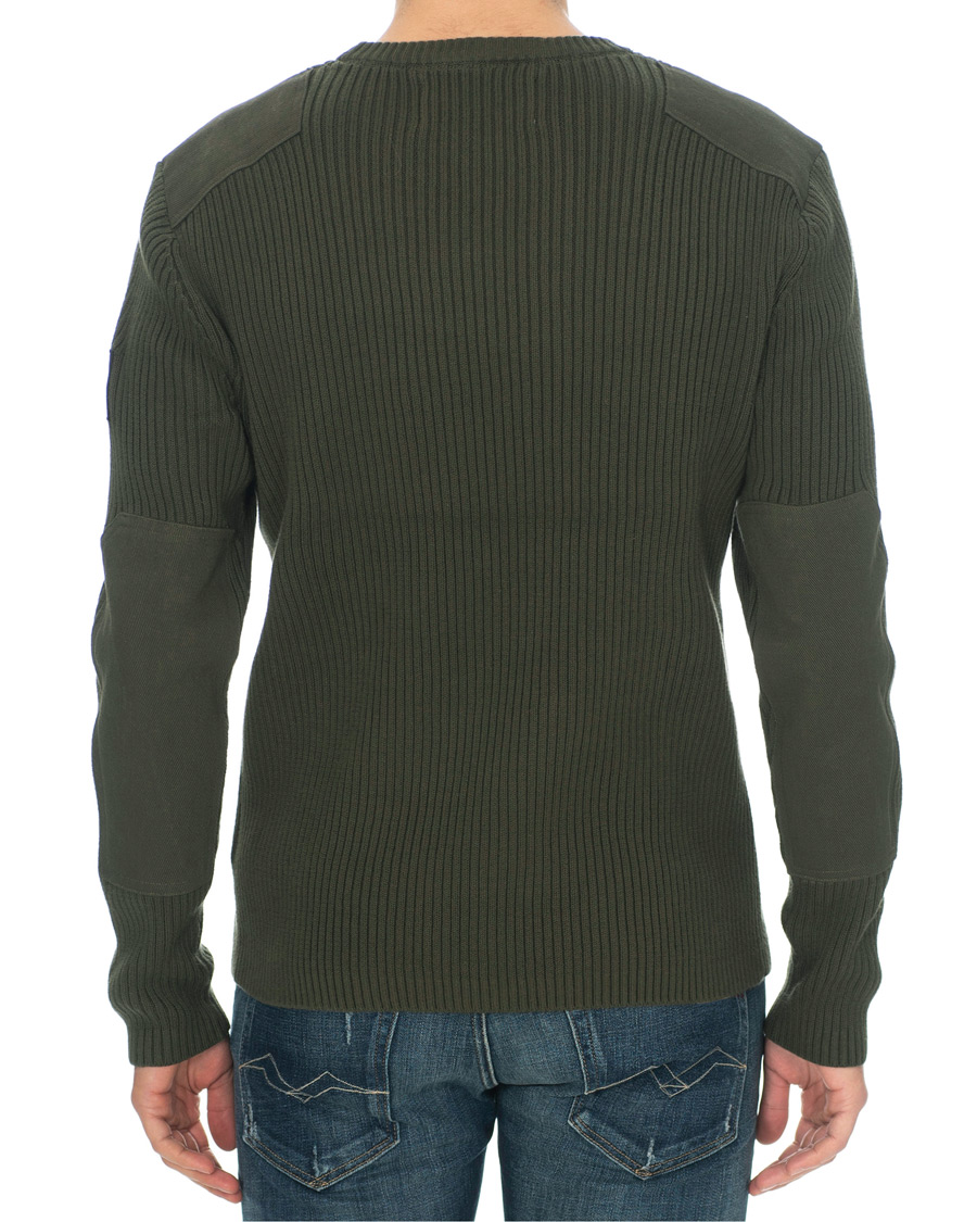 Heren | Truien | Calvin Klein Jeans | Knitted Monogram Sleeve Badge Crew Neck Deep Depths