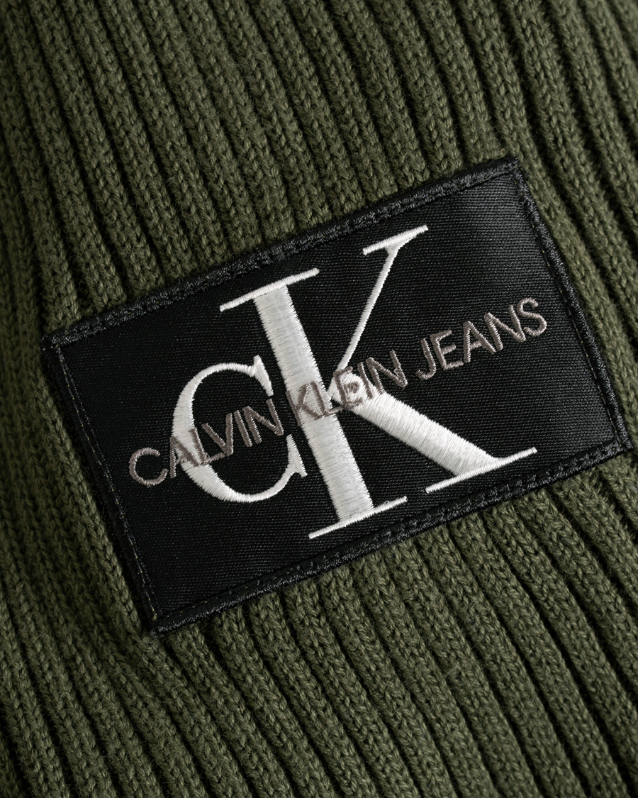 Heren | Truien | Calvin Klein Jeans | Knitted Monogram Sleeve Badge Crew Neck Deep Depths