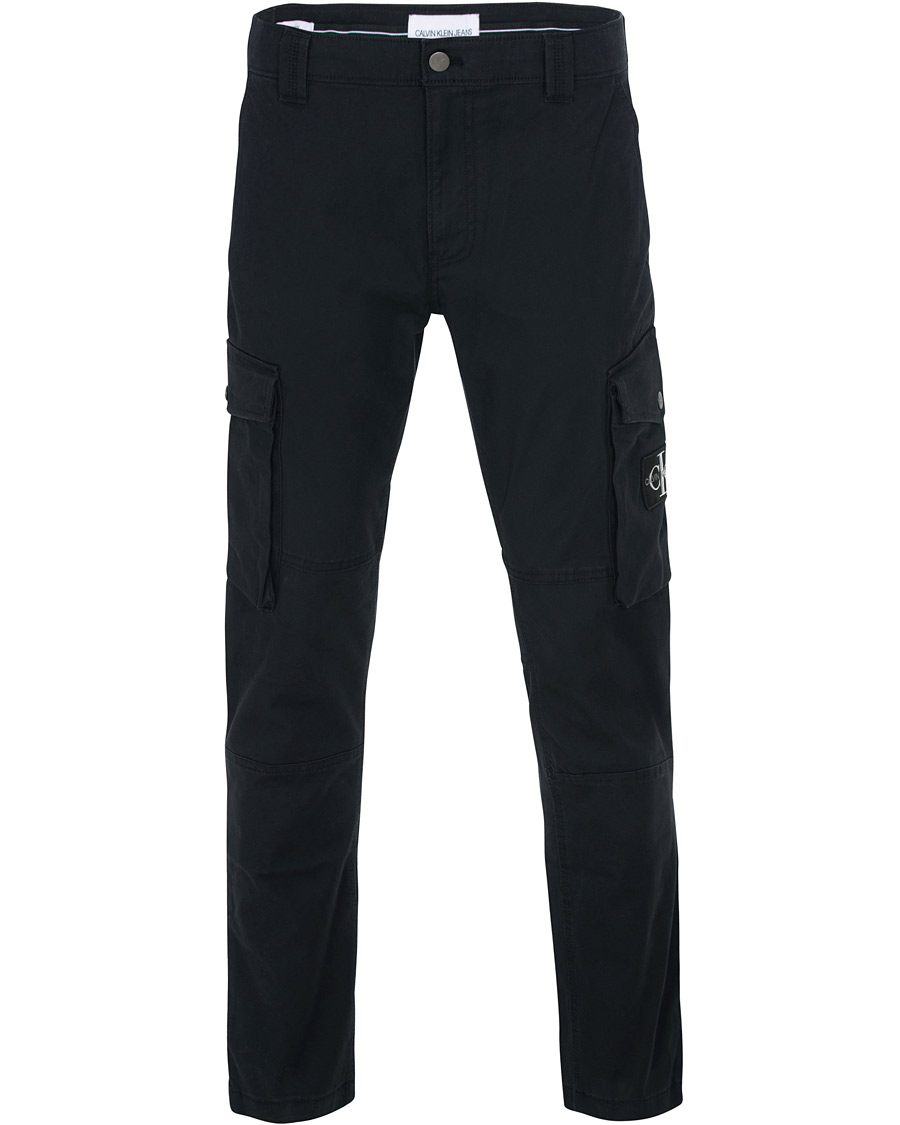 Heren | Broeken | Calvin Klein Jeans | Skinny Washed Cargo Pants Black