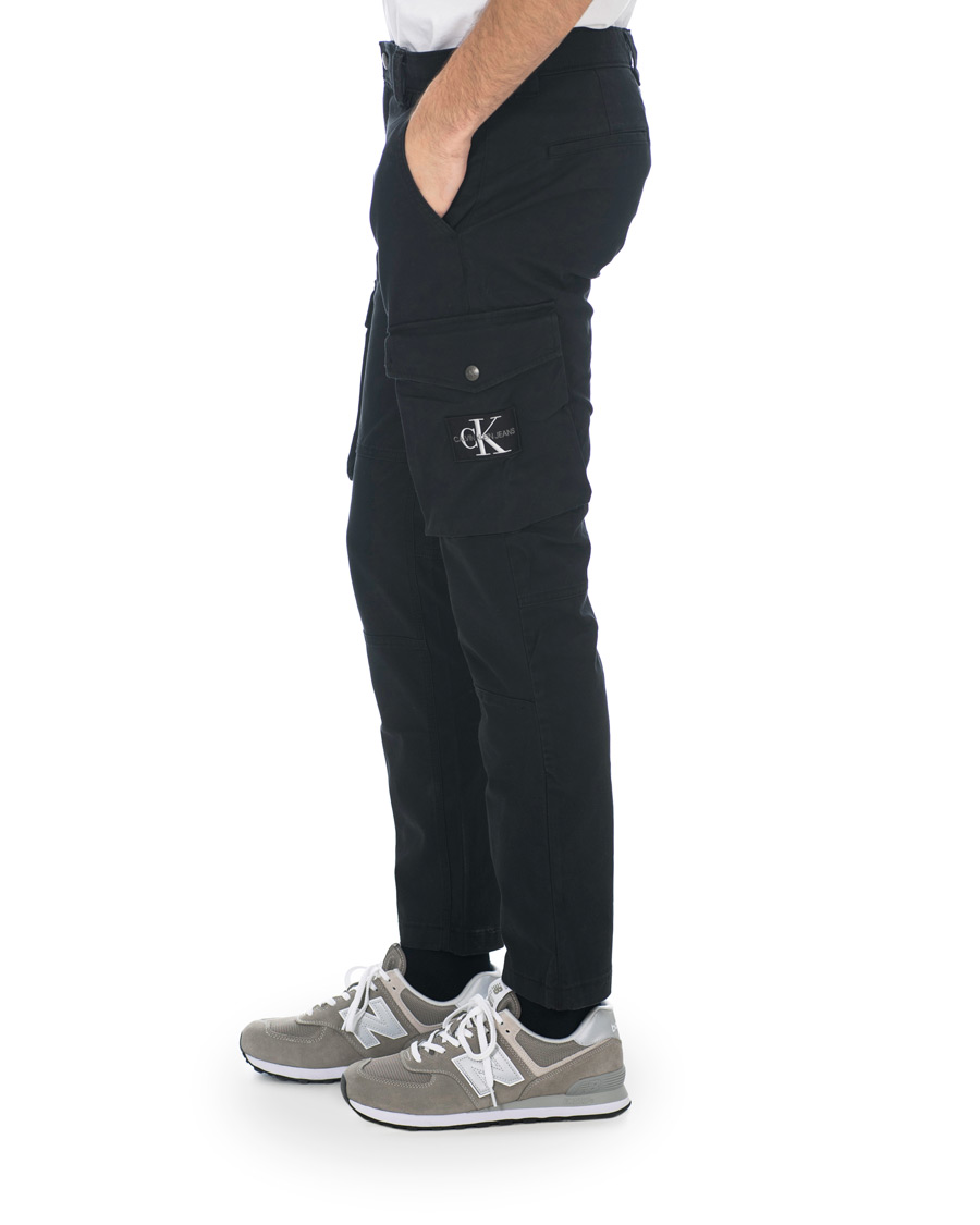 Heren | Broeken | Calvin Klein Jeans | Skinny Washed Cargo Pants Black