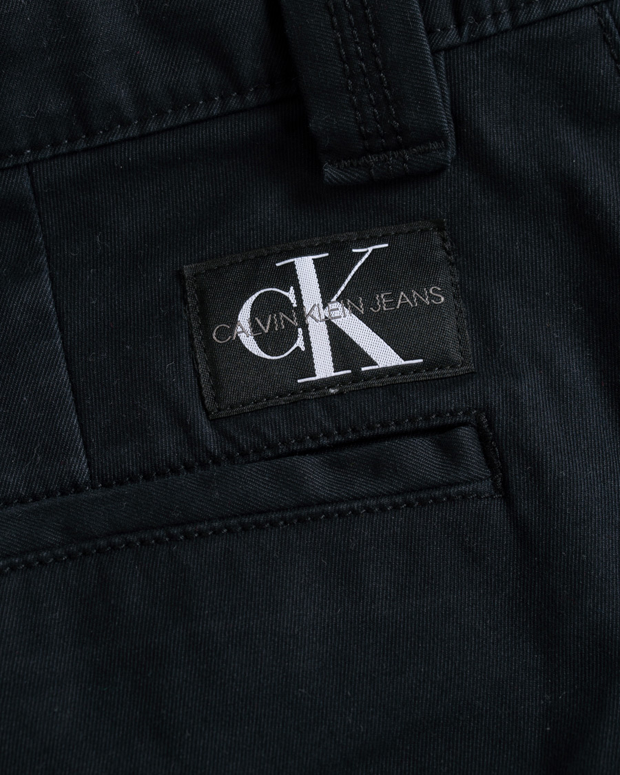Heren | Broeken | Calvin Klein Jeans | Skinny Washed Cargo Pants Black