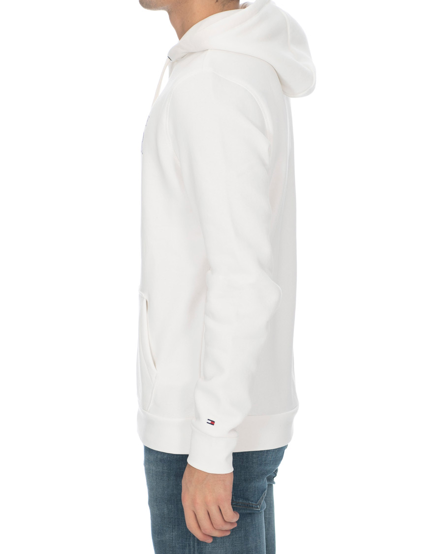 Heren | Truien | Tommy Hilfiger | Basic Logo Hoodie Ecru