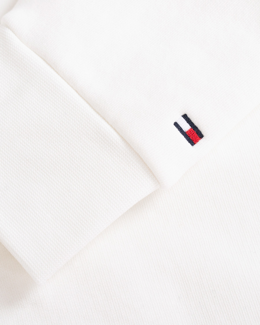 Heren | Truien | Tommy Hilfiger | Basic Logo Hoodie Ecru