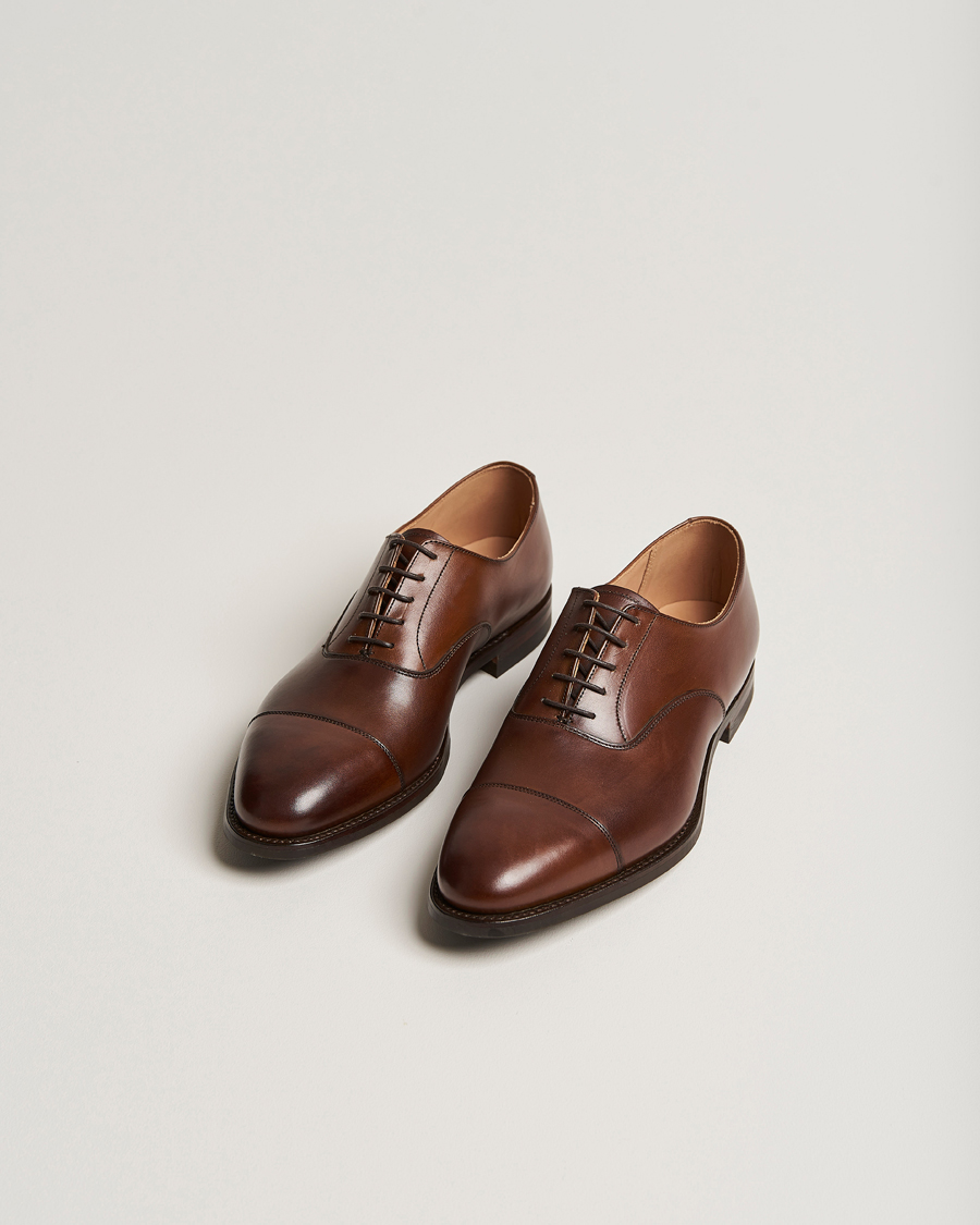 Heren | Oxfords | Crockett & Jones | Connaught 2 City Sole Dark Brown Calf