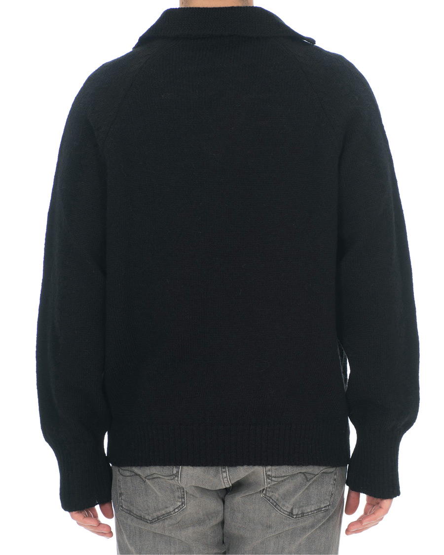Heren | Truien | Our Legacy | Big Knit Coarse Wool Sweater Black