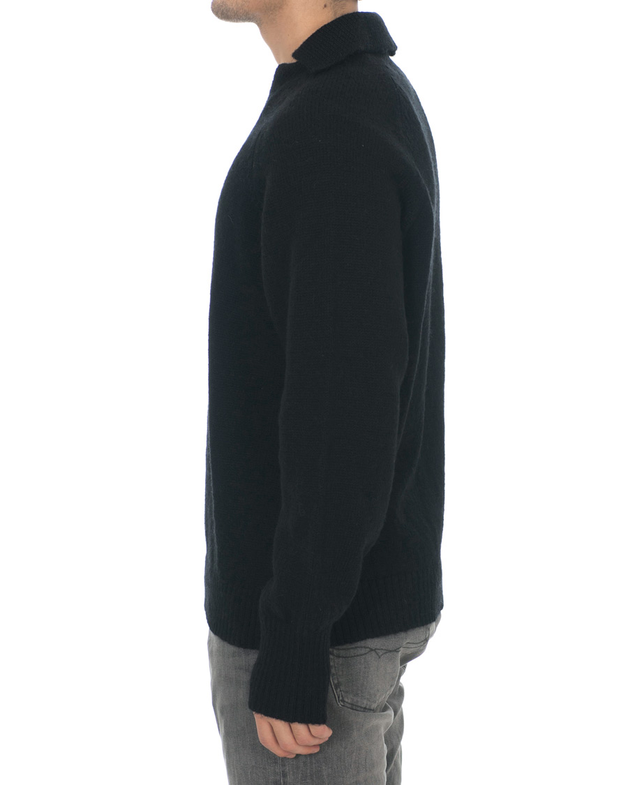 Heren | Truien | Our Legacy | Big Knit Coarse Wool Sweater Black