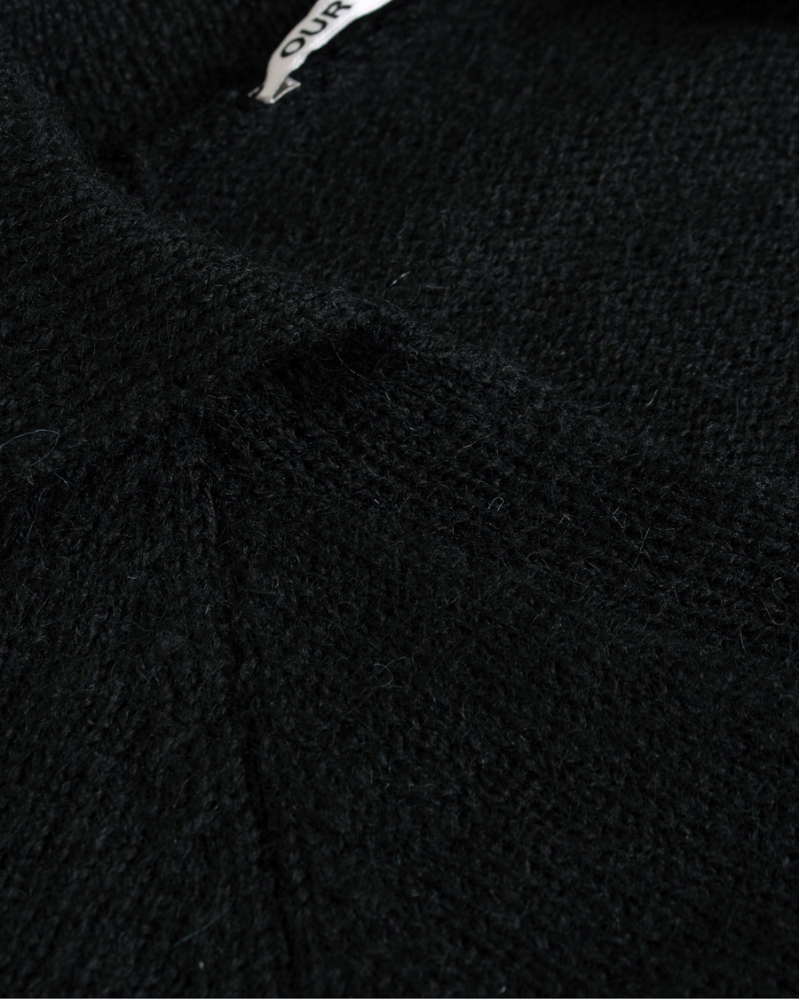 Heren | Truien | Our Legacy | Big Knit Coarse Wool Sweater Black