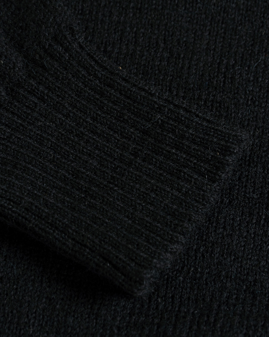 Heren | Truien | Our Legacy | Big Knit Coarse Wool Sweater Black