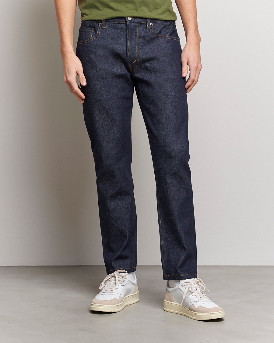 Heren | Jeans | Jeanerica | TM005 Tapered Jeans Blue Raw