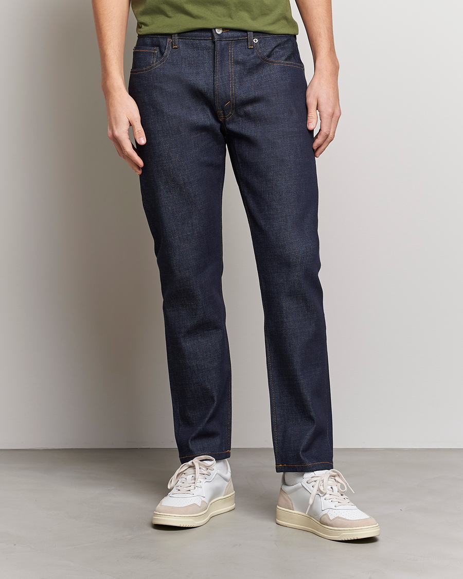 Heren | Jeanerica | Jeanerica | TM005 Tapered Jeans Blue Raw