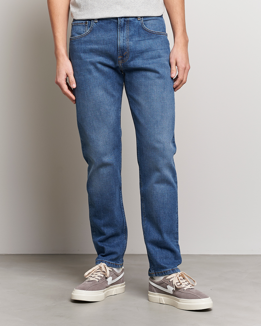 Heren | Blauwe jeans | Jeanerica | TM005 Tapered Jeans Mid Vintage