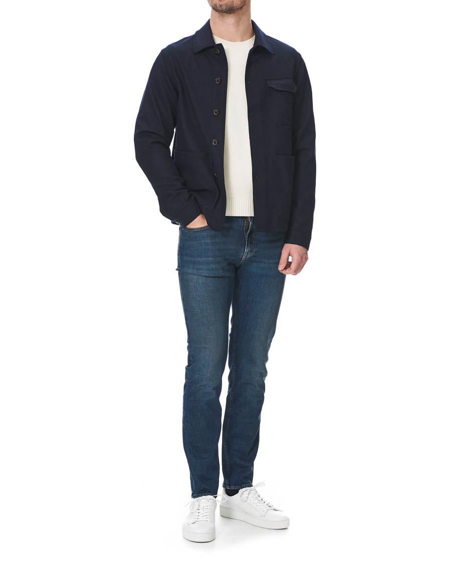 Heren | Jeans | Jeanerica | SM001 Slim Jeans Dark Vintage