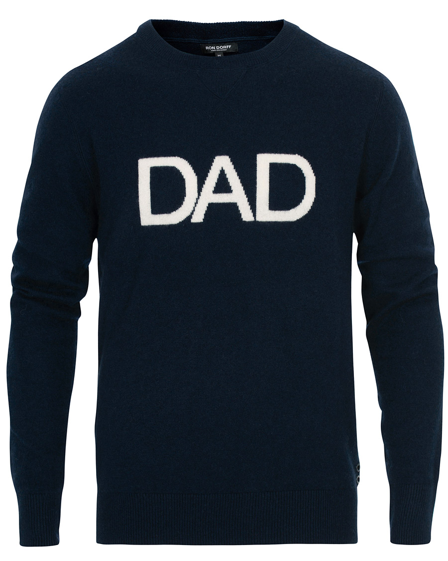 Heren | Truien | Ron Dorff | Cashmere Dad Sweatshirt Navy