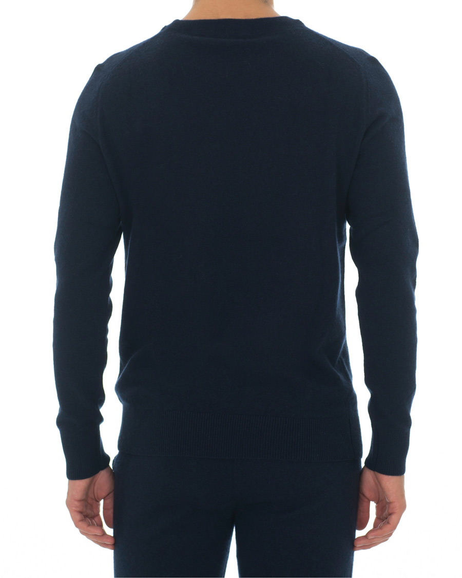 Heren | Truien | Ron Dorff | Cashmere Dad Sweatshirt Navy