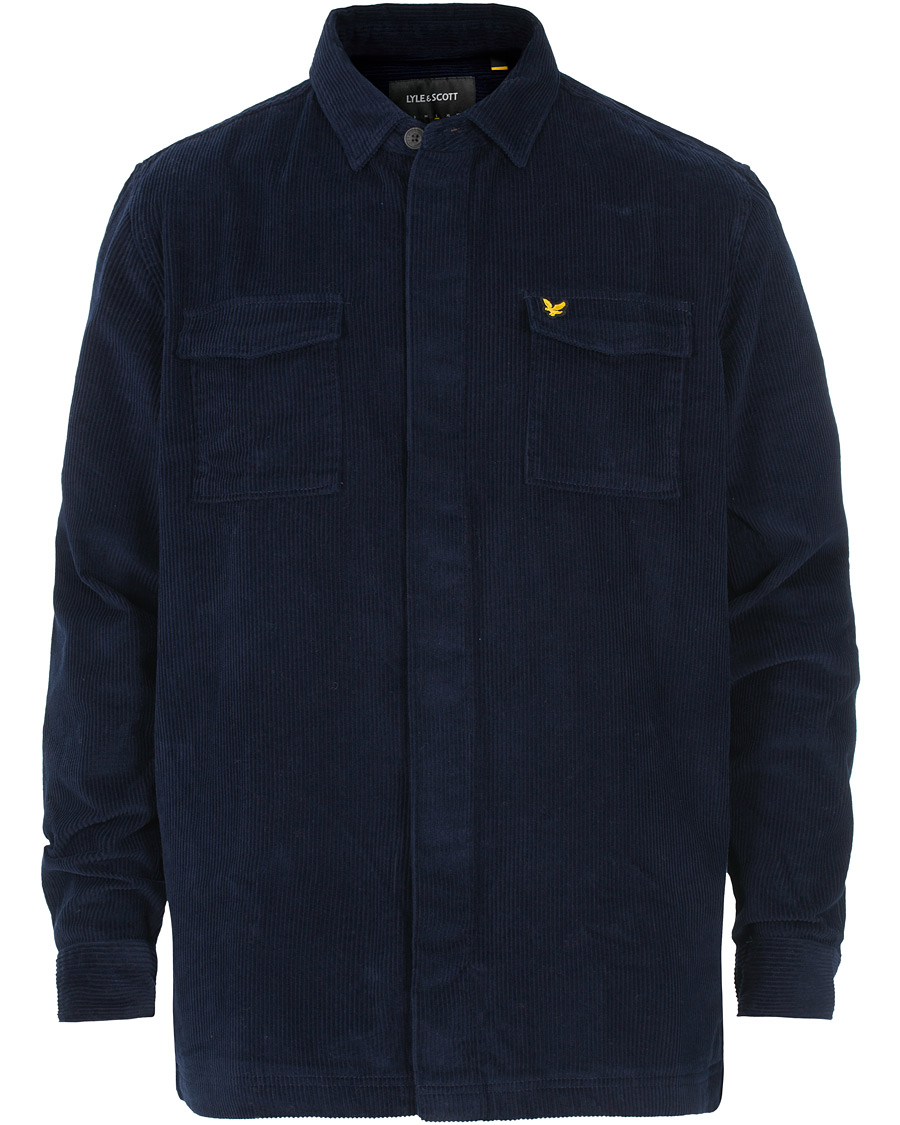 Heren | Overhemden | Lyle & Scott | Corduroy Overshirt Navy