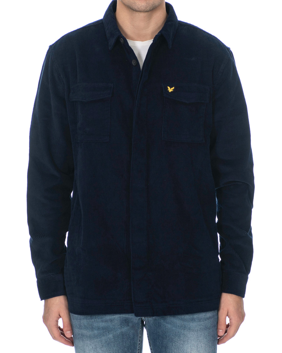 Heren | Overhemden | Lyle & Scott | Corduroy Overshirt Navy