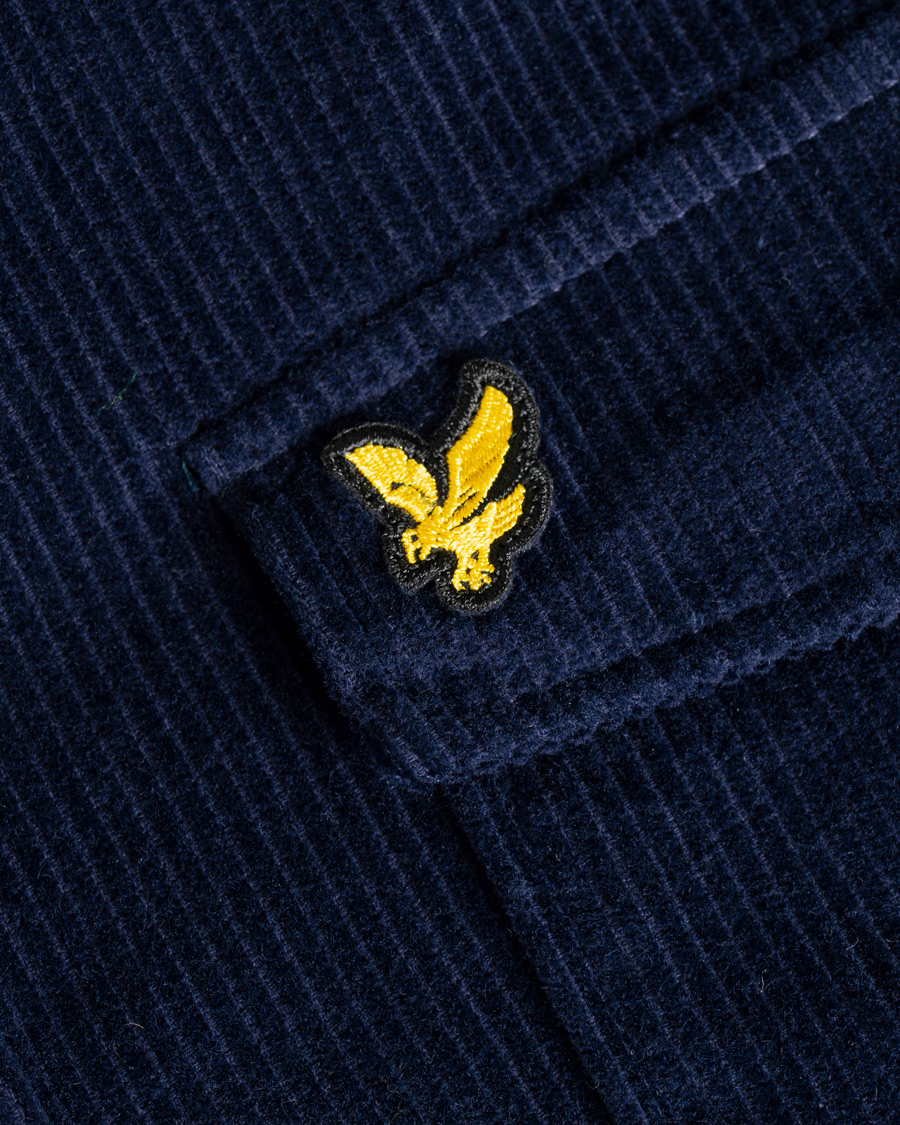 Heren | Overhemden | Lyle & Scott | Corduroy Overshirt Navy