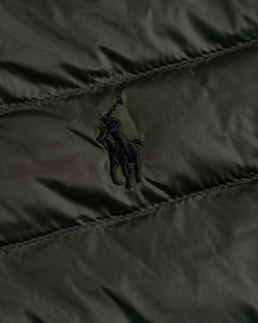 Heren | Jassen | Polo Ralph Lauren | Reversible Down High Gloss Jacket Black/Olive