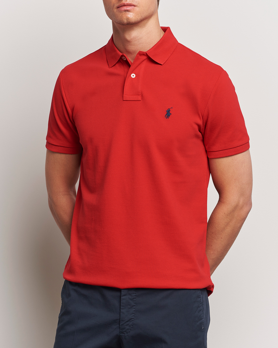 Heren | Polo's | Polo Ralph Lauren | Custom Slim Fit Polo Red