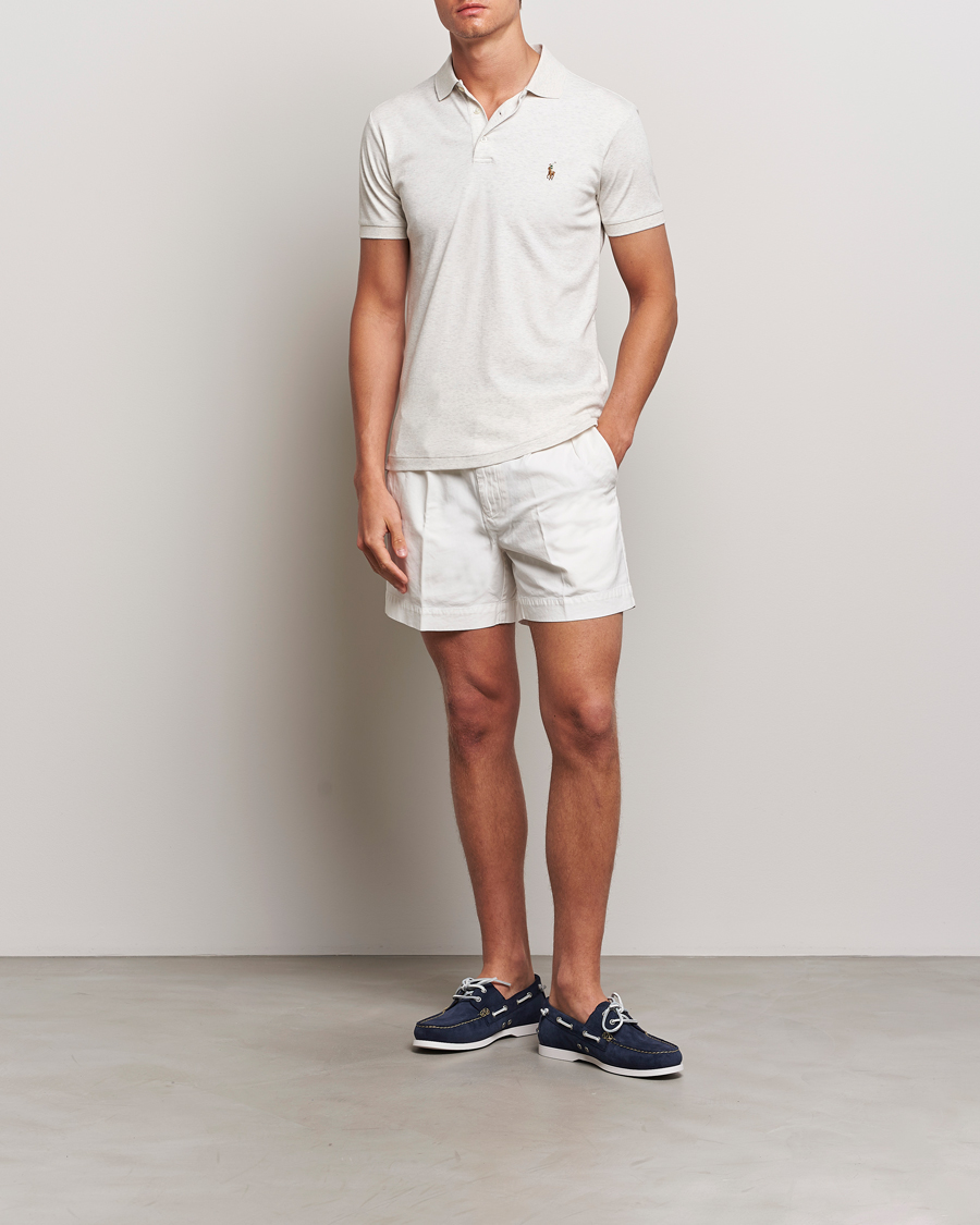 Heren | Polo's | Polo Ralph Lauren | Slim Fit Pima Cotton Polo Polo State Heather