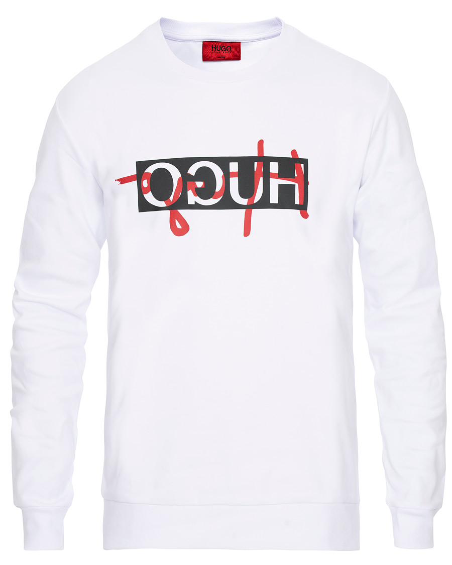 Heren | Truien | HUGO | Dicago Logo Sweatshirt White