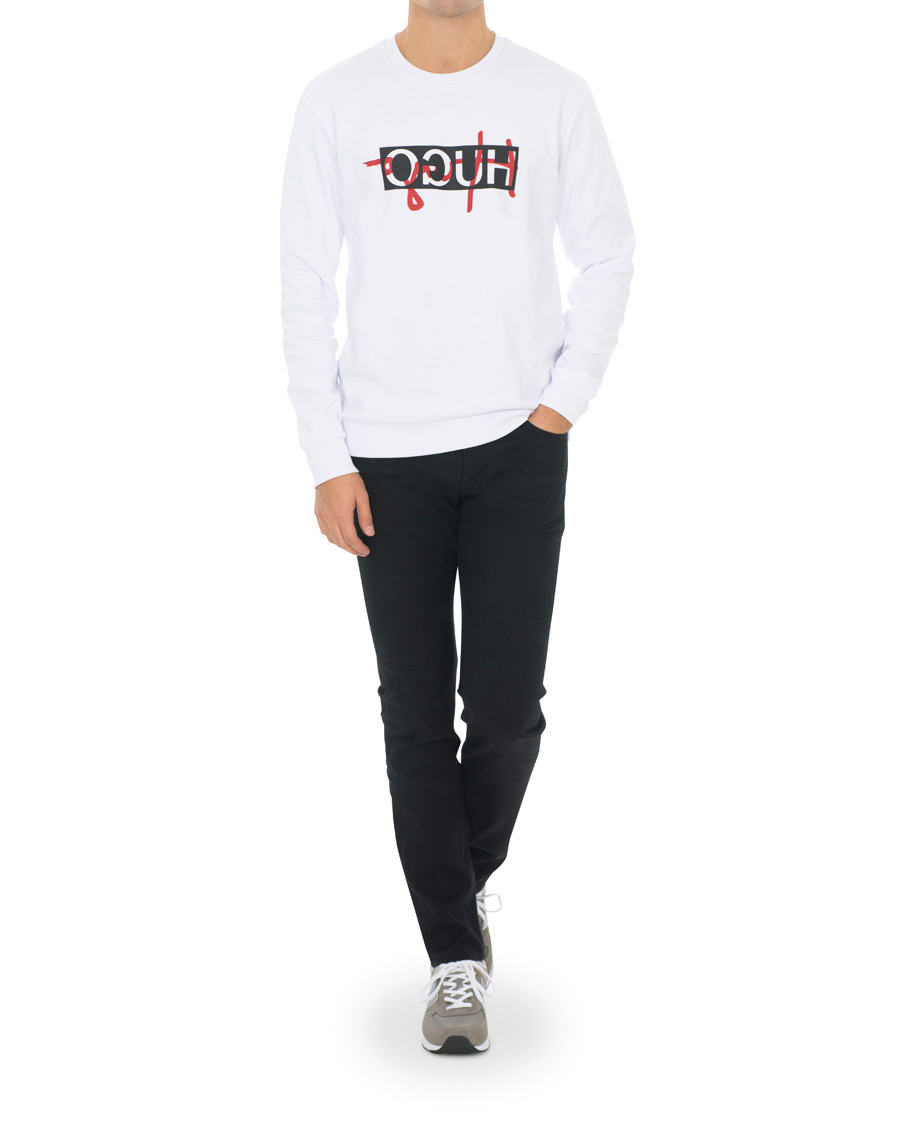 Heren | Truien | HUGO | Dicago Logo Sweatshirt White