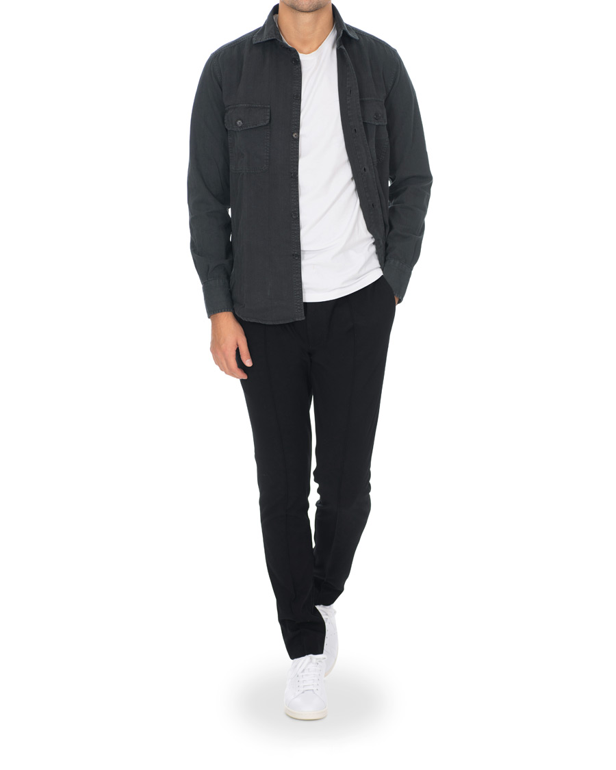 Heren | Broeken | HUGO | Zennet Drawstring Trousers Black