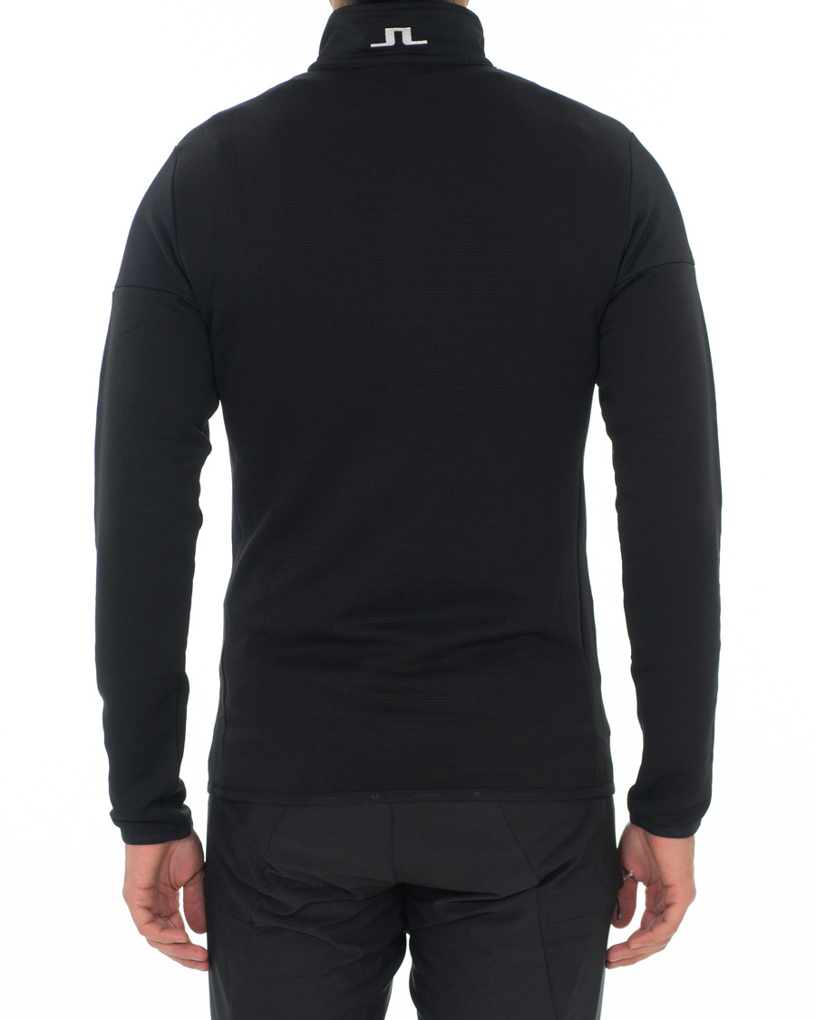 Heren | Truien | J.Lindeberg | Hubbard Half Zip Black