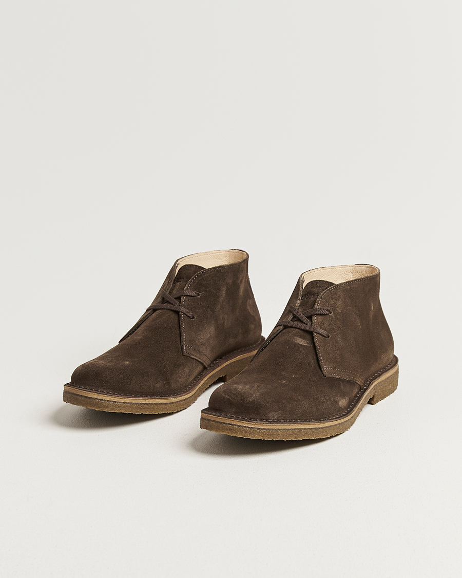 Heren | Laarzen | Astorflex | Greenflex Desert Boot Dark Brown Suede