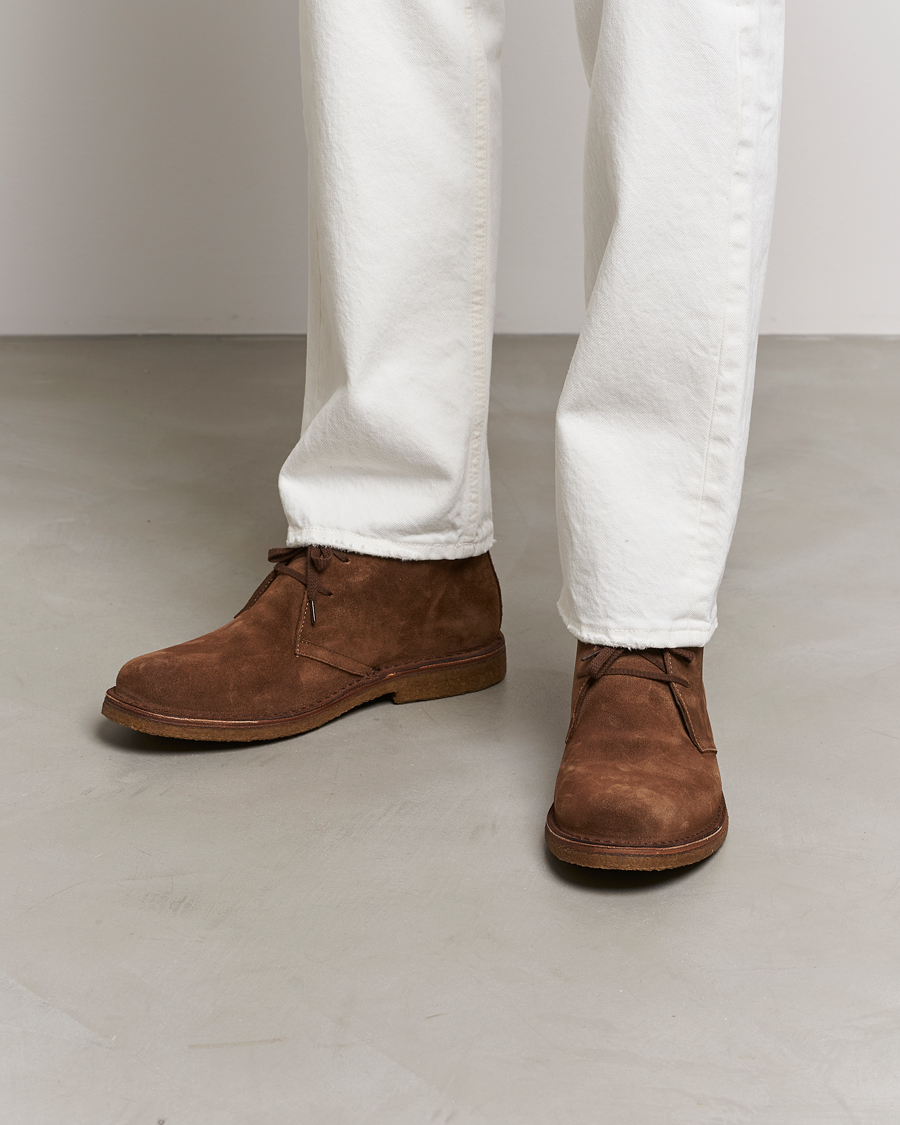 Heren | Laarzen | Astorflex | Greenflex Desert Boot Dark Khaki Suede
