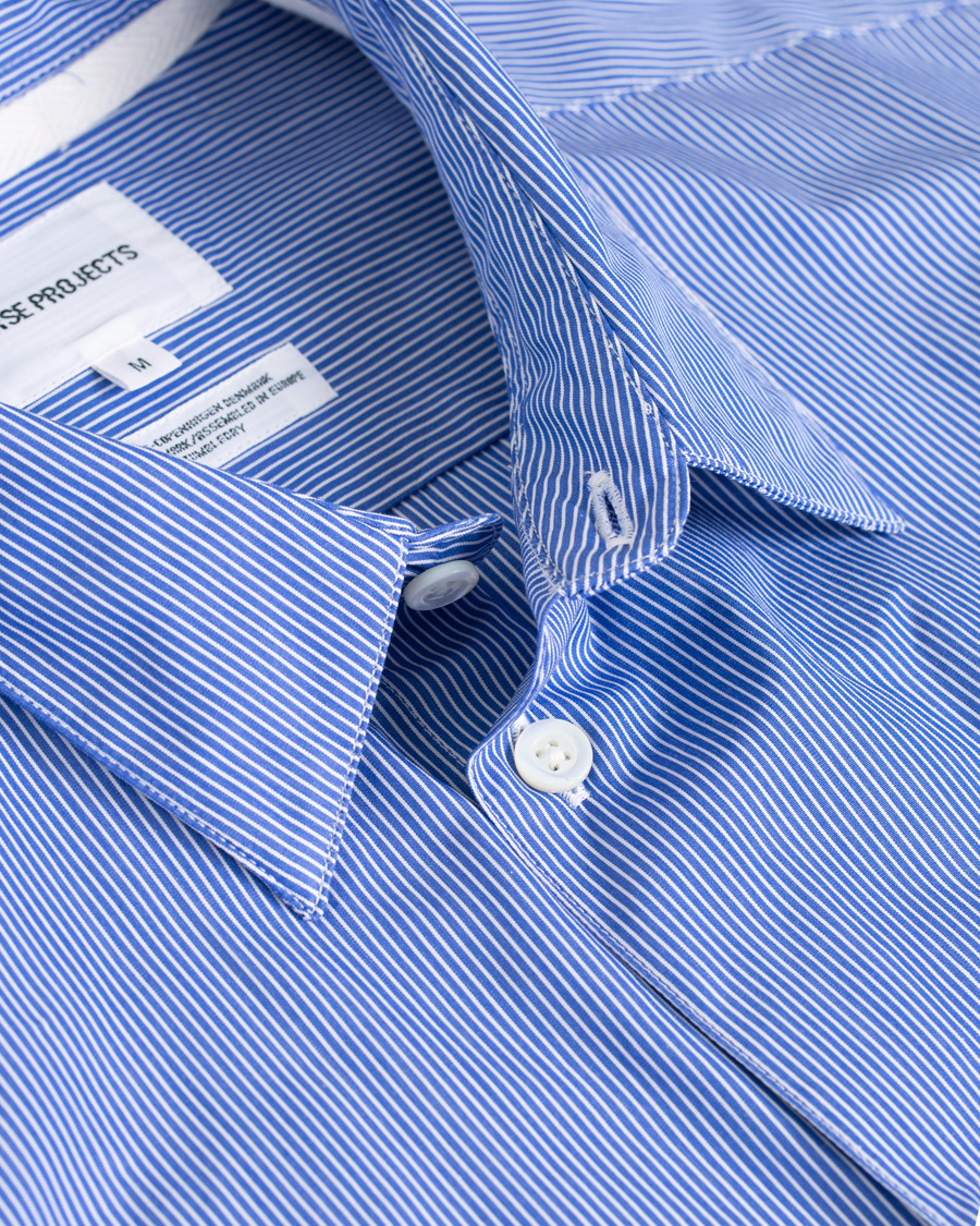 Heren | Overhemden | Norse Projects | Hans Classic Striped Shirt Navy