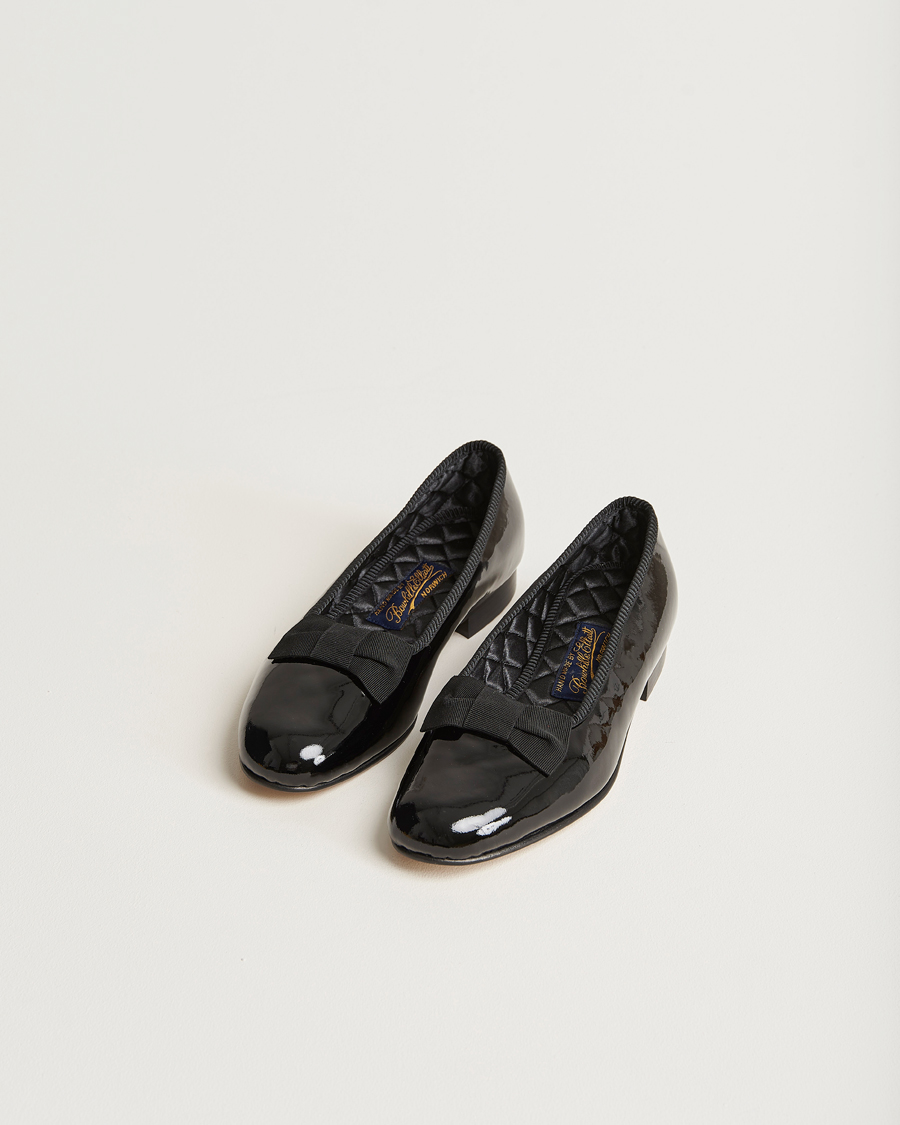 Heren | Bowhill & Elliott Opera Patent Leather Pumps Black | Bowhill & Elliott | Opera Patent Leather Pumps Black
