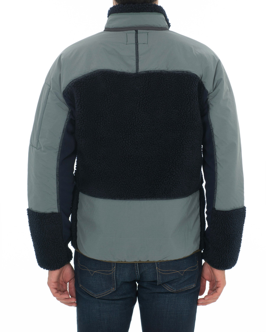 Heren | Jassen | J.Crew | 8mm Pile Sherpa Full Zip Jacket Darkest Indigo