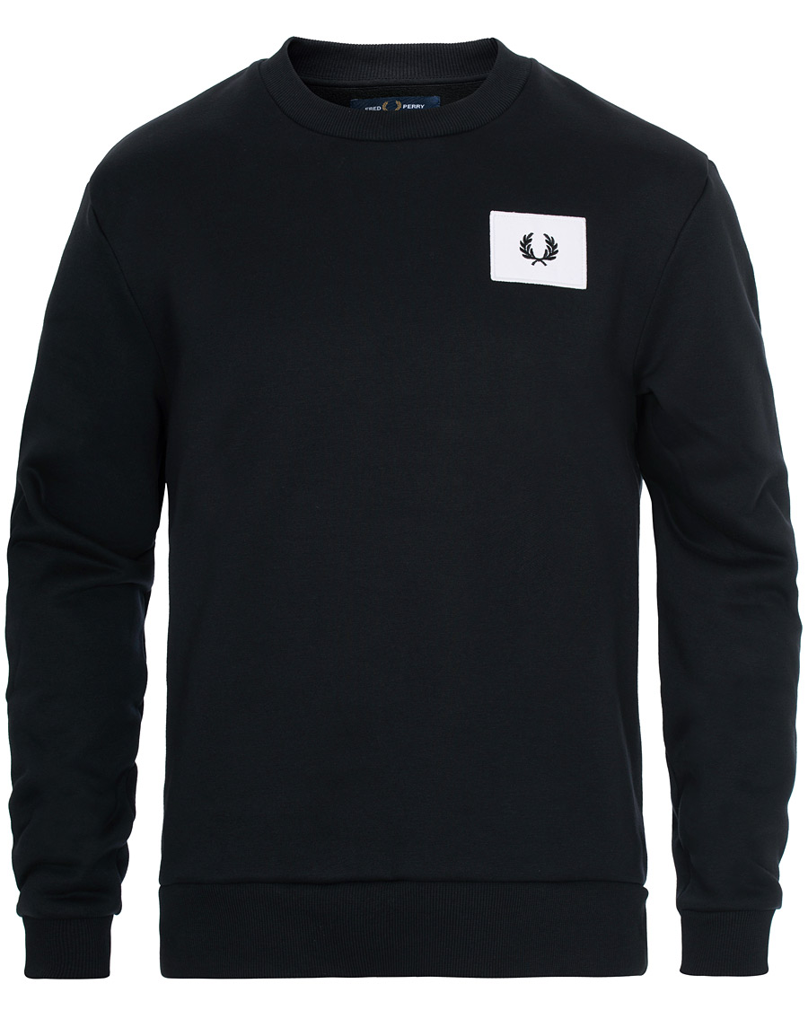 Heren | Truien | Fred Perry | Acid Brights Sweatshirt Black