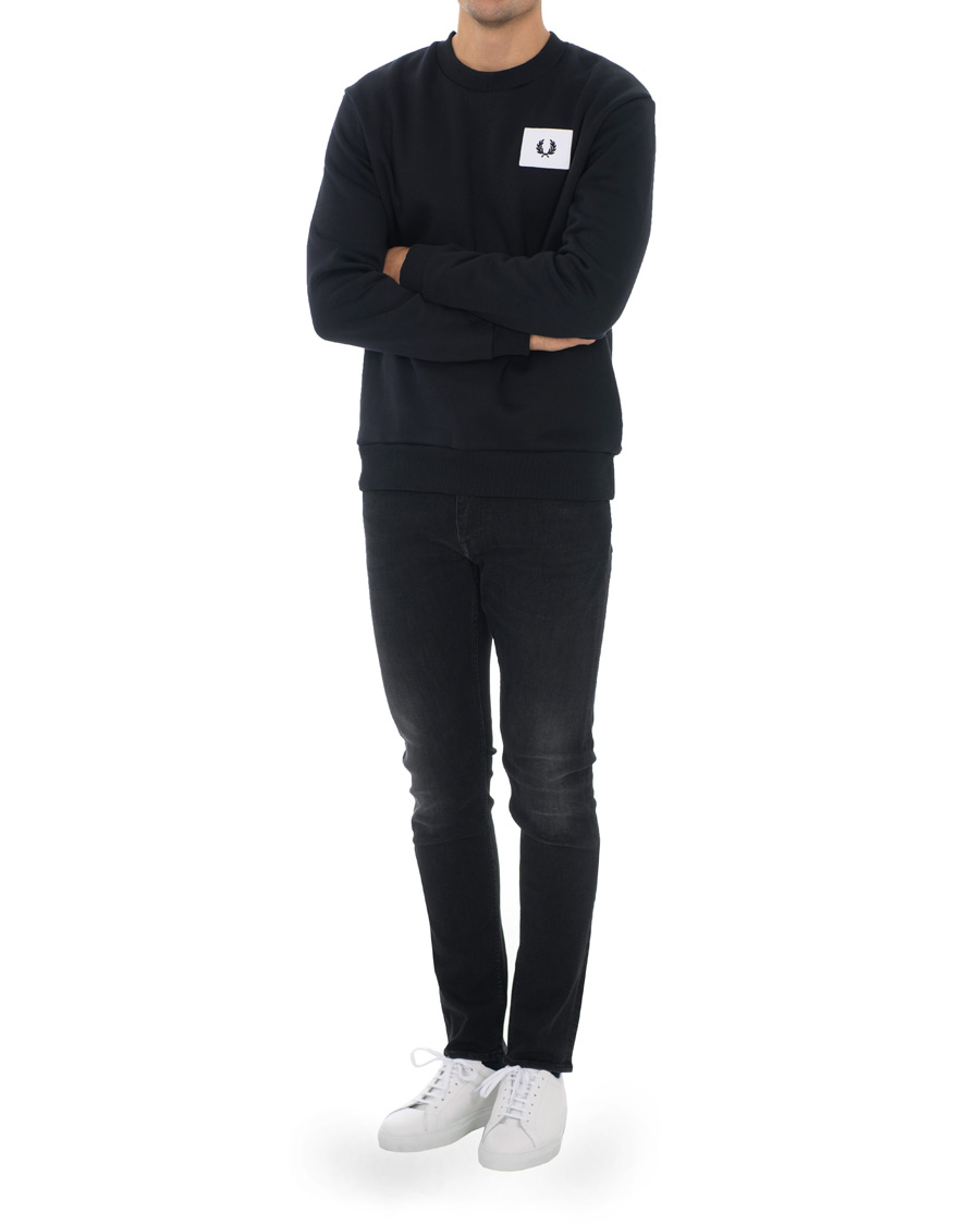 Heren | Truien | Fred Perry | Acid Brights Sweatshirt Black