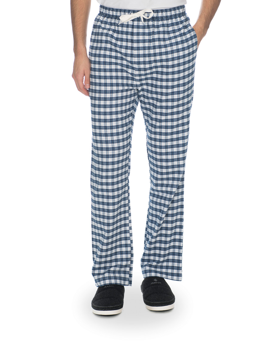 Heren | Ondergoed | Gant | Flannel Pyjama Set Eggshell