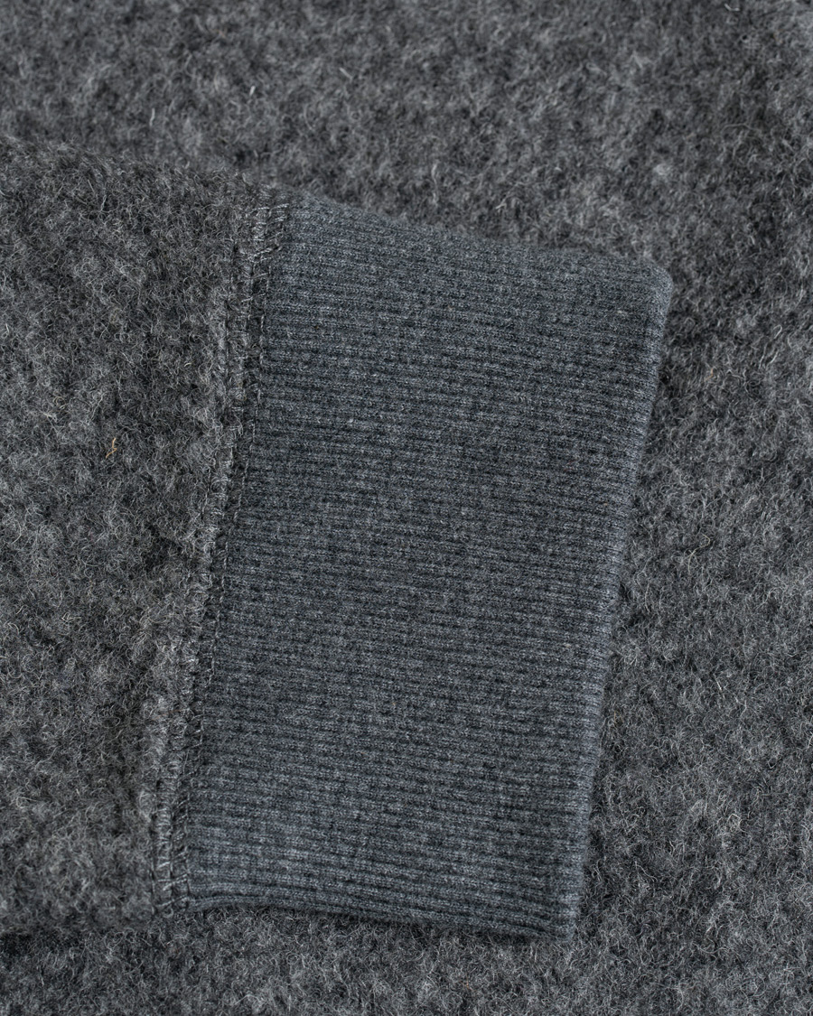 Heren | Truien | Samsøe Samsøe | Samsøe & Samsøe Allaro Full Zip Wool Cardigan Dark Grey Melange