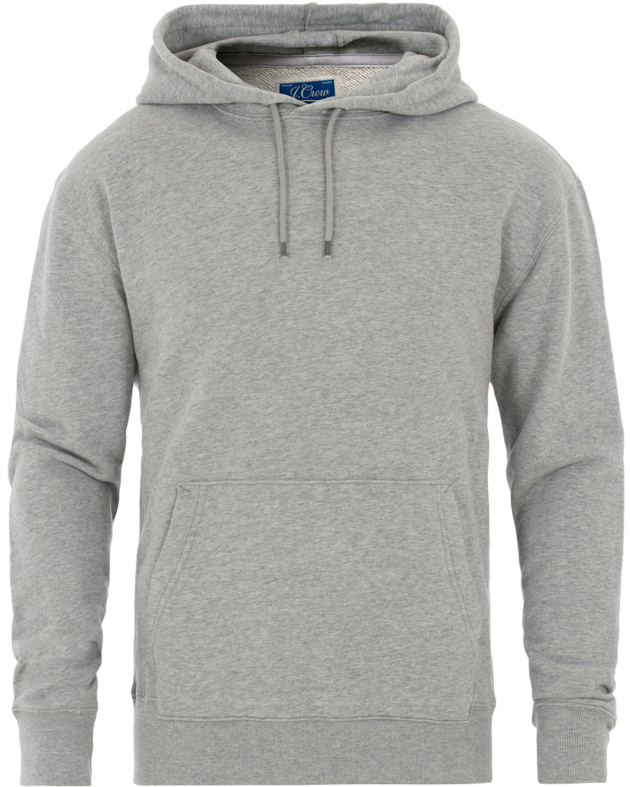 Heren | Truien | J.Crew | 330 French Terry Pullover Hoody Heather Grey