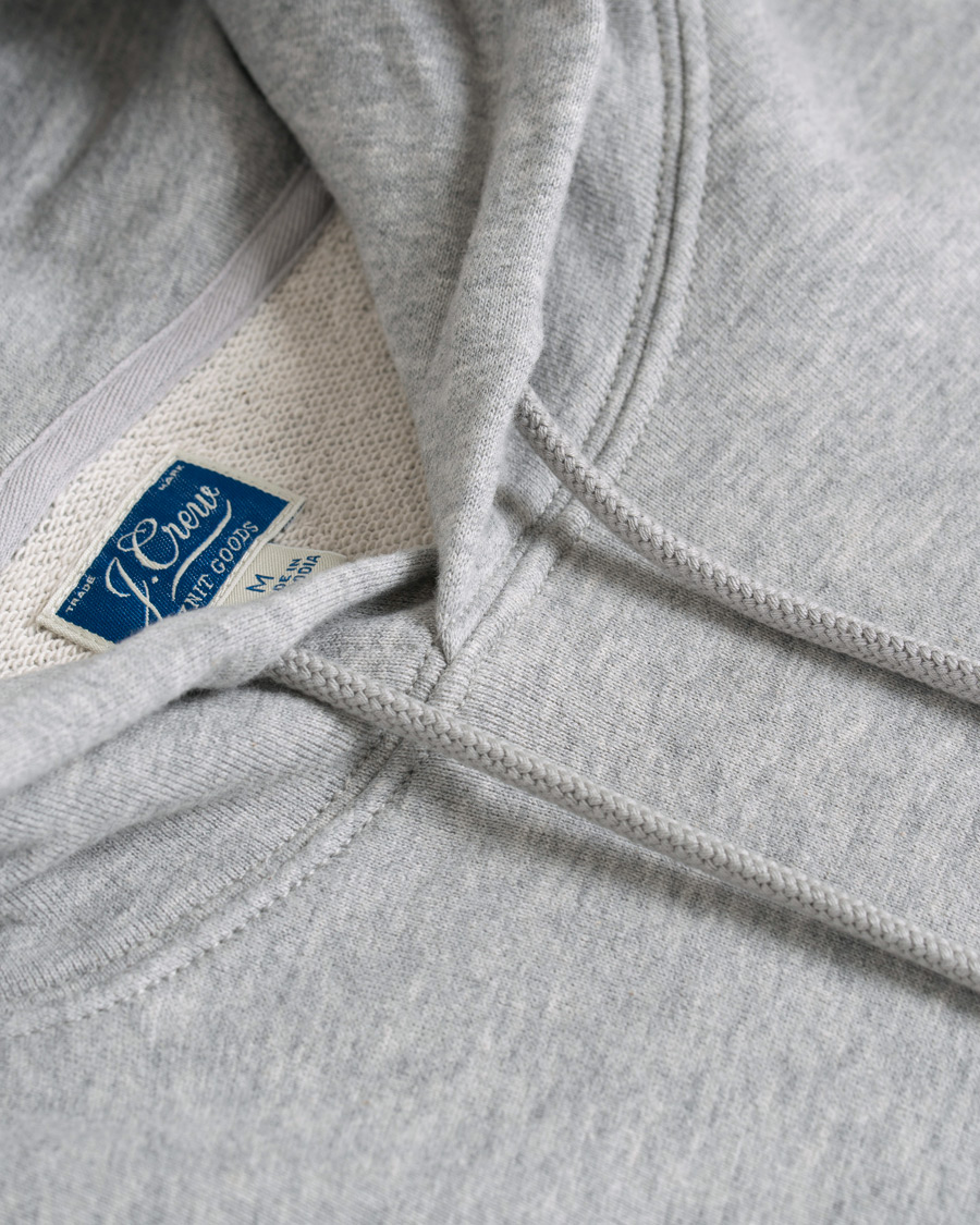 Heren | Truien | J.Crew | 330 French Terry Pullover Hoody Heather Grey