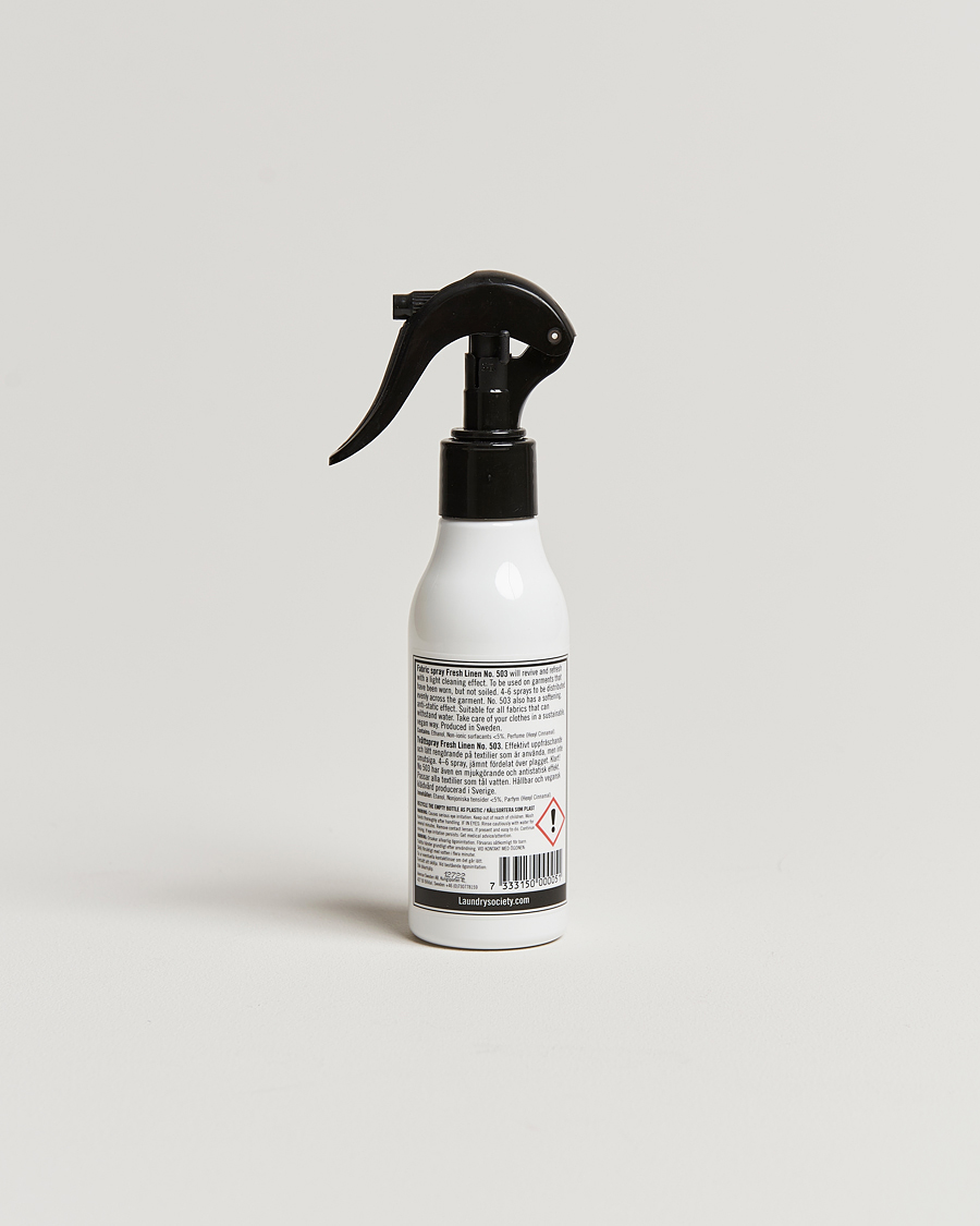 Heren | Wasmiddel en vlekspray | Laundry Society | Softening & Antistatic Wash Spray No 503