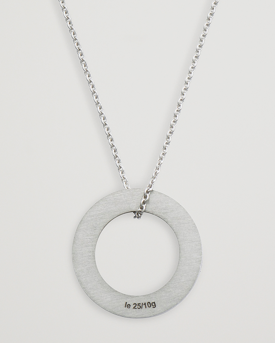 Heren | LE GRAMME | LE GRAMME | Circle Necklace Le 2.5  Sterling Silver