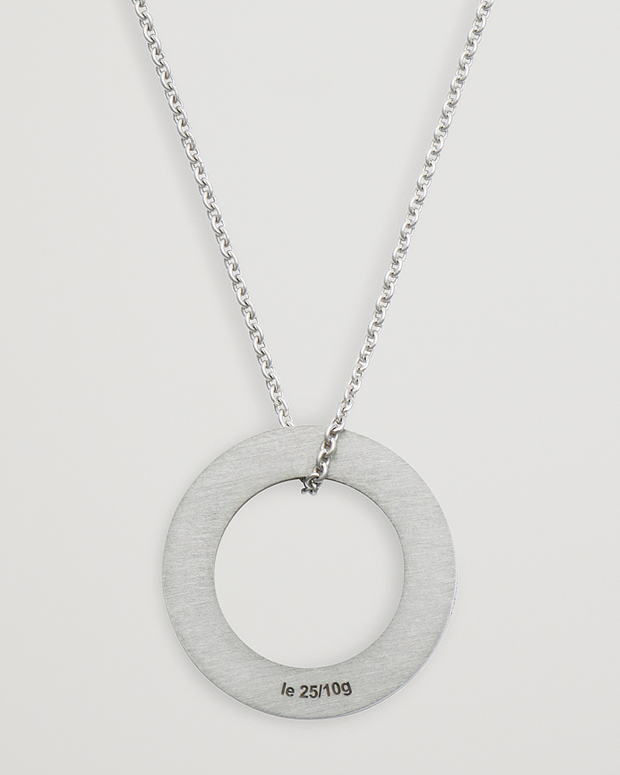 Heren | LE GRAMME Circle Necklace Le 2.5 Sterling Silver | LE GRAMME | Circle Necklace Le 2.5 Sterling Silver