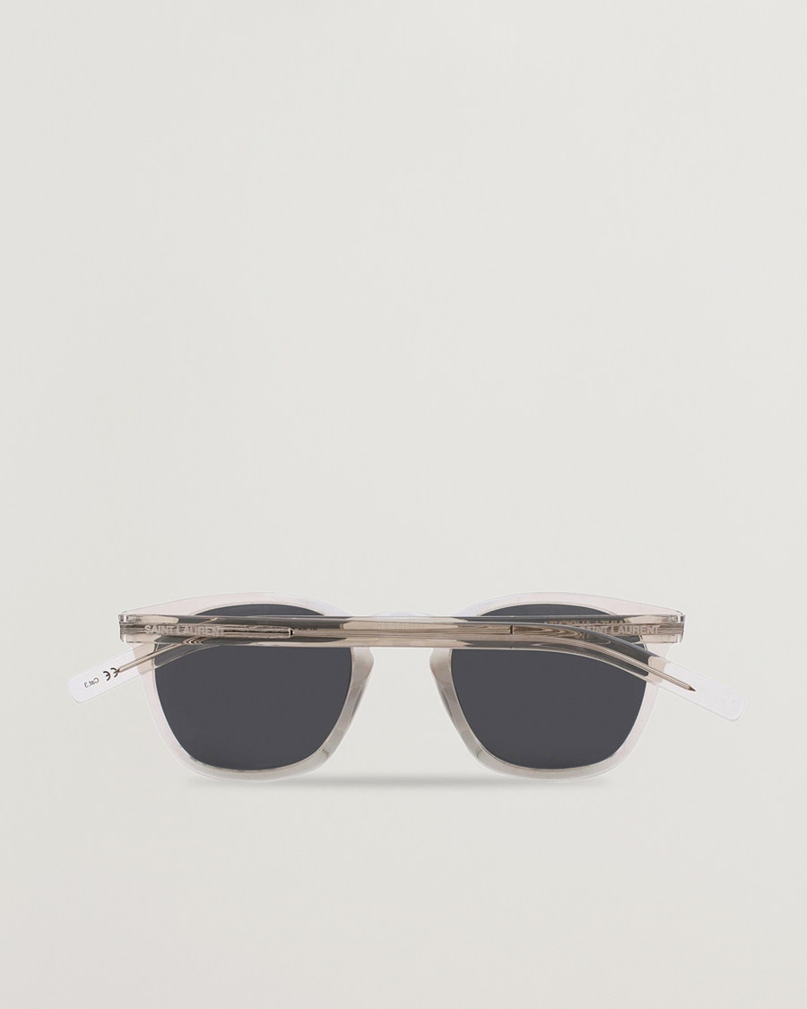 Heren | Zonnebrillen | Saint Laurent | SL 28 Sunglasses Beige/Silver